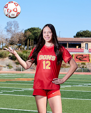 Cathedral Catholic Girls Varisty Soccer Team Media Day
