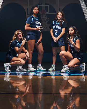 Academy of Our Lady of Peace Varsity Basketball Team Media Day