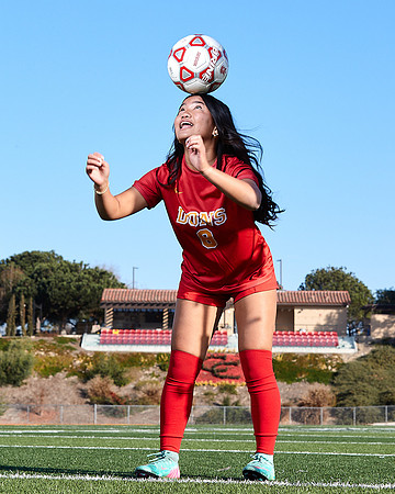 Cathedral Catholic Girls Varisty Soccer Team Media Day