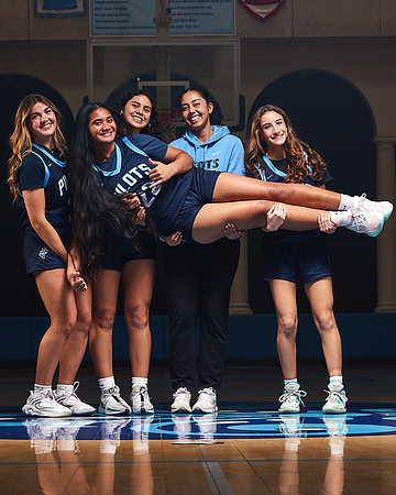 Academy of Our Lady of Peace Varsity Basketball Team Media Day