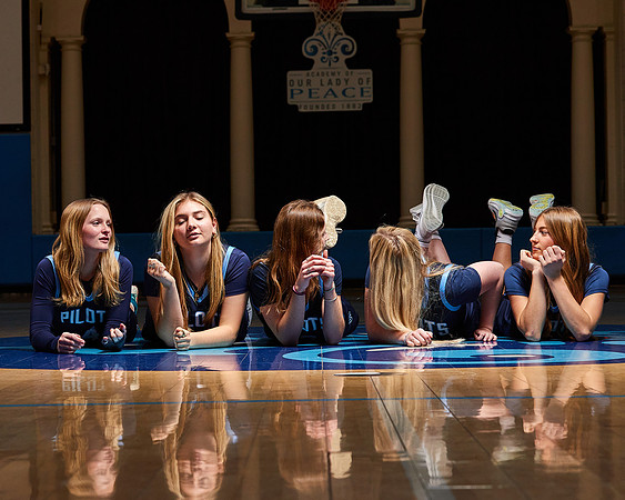 Academy of Our Lady of Peace Varsity Basketball Team Media Day
