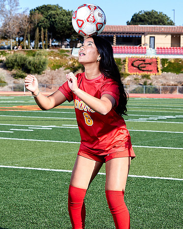 Cathedral Catholic Girls Varisty Soccer Team Media Day