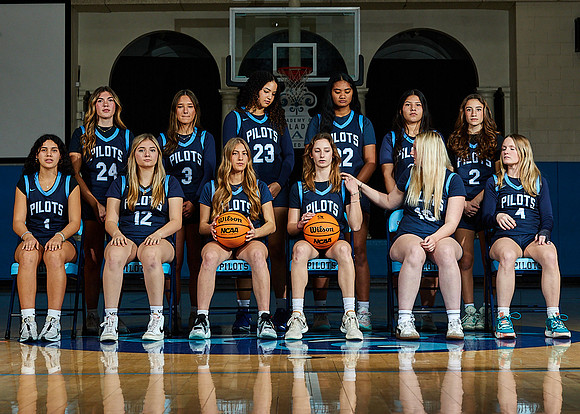 Academy of Our Lady of Peace Varsity Basketball Team Media Day