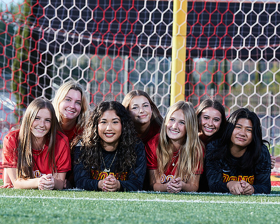 Cathedral Catholic Girls Varisty Soccer Team Media Day