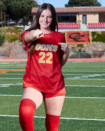 Cathedral Catholic Girls Varisty Soccer Team Media Day