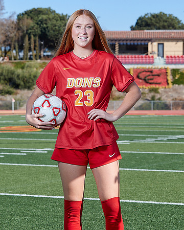 Cathedral Catholic Girls Varisty Soccer Team Media Day