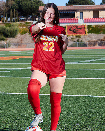 Cathedral Catholic Girls Varisty Soccer Team Media Day