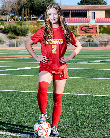 Cathedral Catholic Girls Varisty Soccer Team Media Day