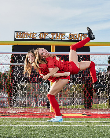 Cathedral Catholic Girls Varisty Soccer Team Media Day