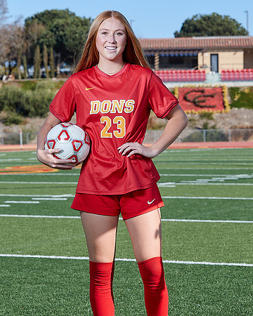 Cathedral Catholic Girls Varisty Soccer Team Media Day