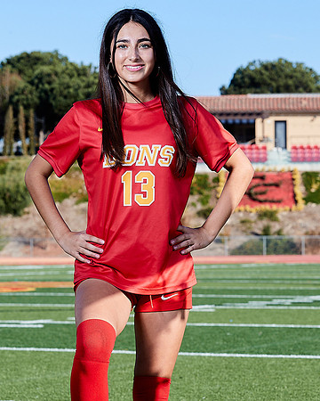 Cathedral Catholic Girls Varisty Soccer Team Media Day