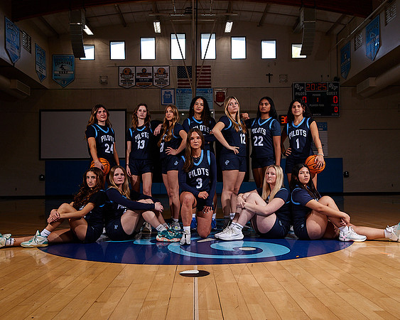 Academy of Our Lady of Peace Varsity Basketball Team Media Day