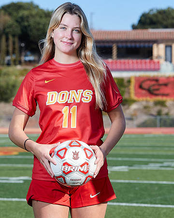 Cathedral Catholic Girls Varisty Soccer Team Media Day