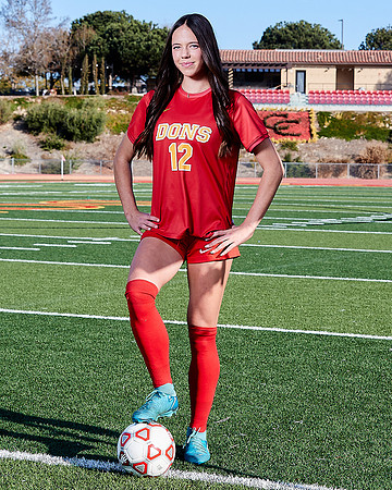 Cathedral Catholic Girls Varisty Soccer Team Media Day