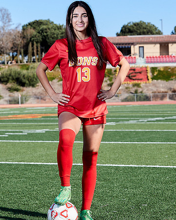 Cathedral Catholic Girls Varisty Soccer Team Media Day