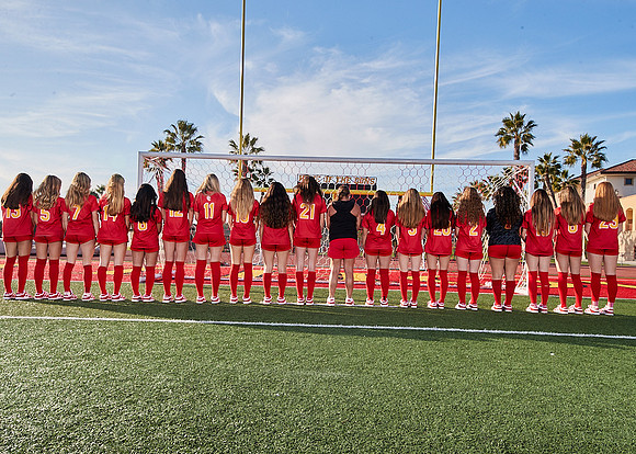 Cathedral Catholic Girls Varisty Soccer Team Media Day