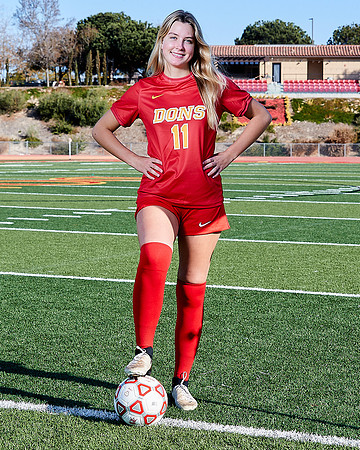 Cathedral Catholic Girls Varisty Soccer Team Media Day