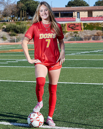 Cathedral Catholic Girls Varisty Soccer Team Media Day