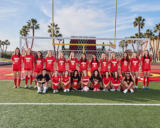 Cathedral Catholic Girls Varisty Soccer Team Media Day