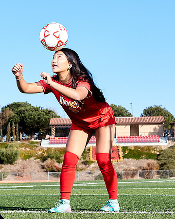 Cathedral Catholic Girls Varisty Soccer Team Media Day
