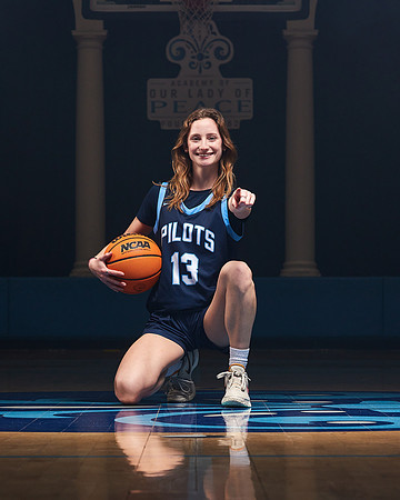 Academy of Our Lady of Peace Varsity Basketball Team Media Day