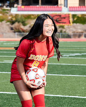 Cathedral Catholic Girls Varisty Soccer Team Media Day