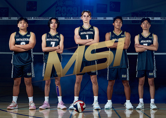 Mira Mesa High School Boys Varsity Volleyball Senior Media Day