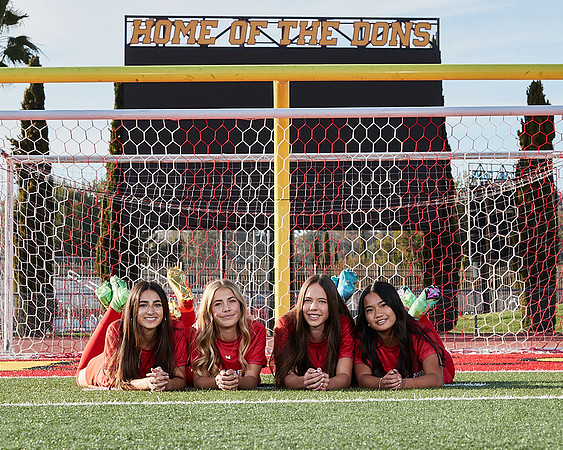 Cathedral Catholic Girls Varisty Soccer Team Media Day