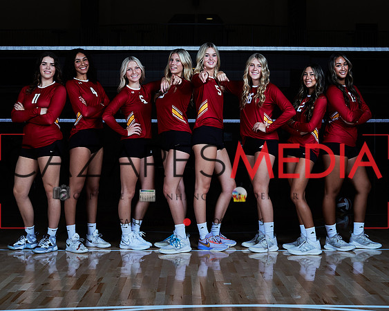 2023 Catherdal Catholic Girls Varsity Volleyball Team