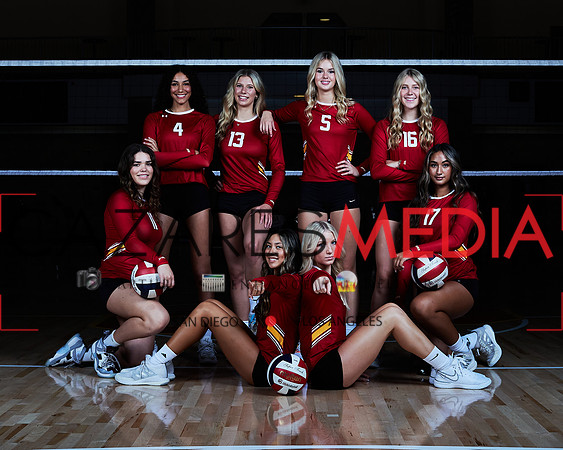 2023 Catherdal Catholic Girls Varsity Volleyball Team