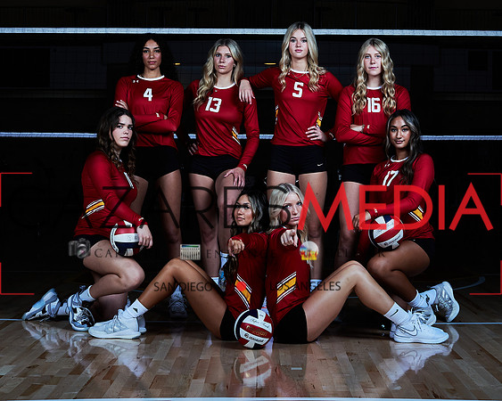 2023 Catherdal Catholic Girls Varsity Volleyball Team