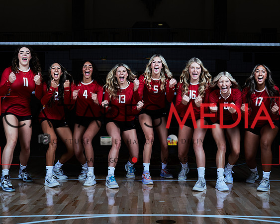 2023 Catherdal Catholic Girls Varsity Volleyball Team
