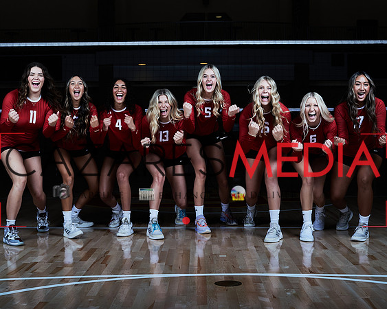 2023 Catherdal Catholic Girls Varsity Volleyball Team