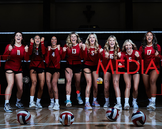2023 Catherdal Catholic Girls Varsity Volleyball Team
