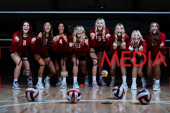 2023 Catherdal Catholic Girls Varsity Volleyball Team