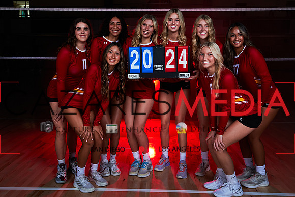 2023 Catherdal Catholic Girls Varsity Volleyball Team