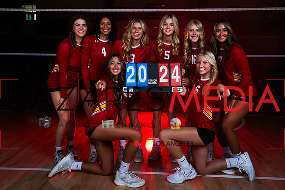 2023 Catherdal Catholic Girls Varsity Volleyball Team
