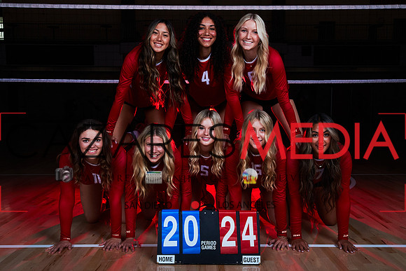 2023 Catherdal Catholic Girls Varsity Volleyball Team