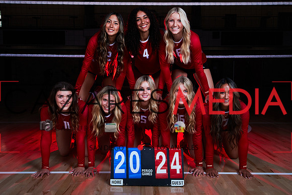 2023 Catherdal Catholic Girls Varsity Volleyball Team
