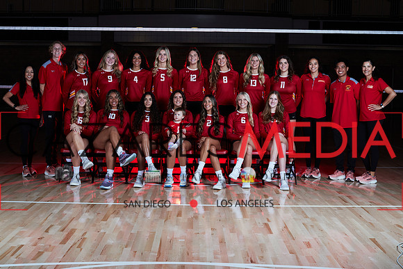 2023 Catherdal Catholic Girls Varsity Volleyball Team