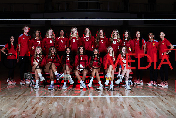 2023 Catherdal Catholic Girls Varsity Volleyball Team