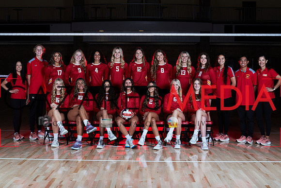 2023 Catherdal Catholic Girls Varsity Volleyball Team