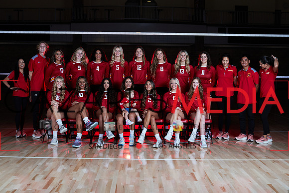 2023 Catherdal Catholic Girls Varsity Volleyball Team