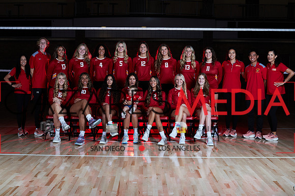 2023 Catherdal Catholic Girls Varsity Volleyball Team