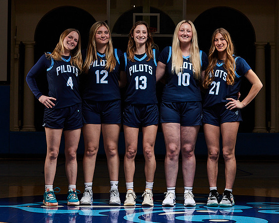 Academy of Our Lady of Peace Varsity Basketball Team Media Day