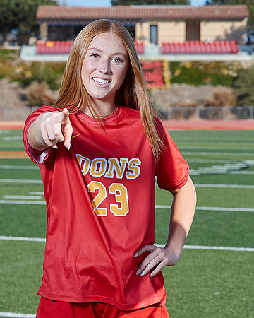 Cathedral Catholic Girls Varisty Soccer Team Media Day