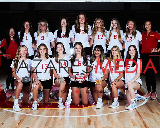 2023 Catherdal Catholic Girls JV Volleyball Team