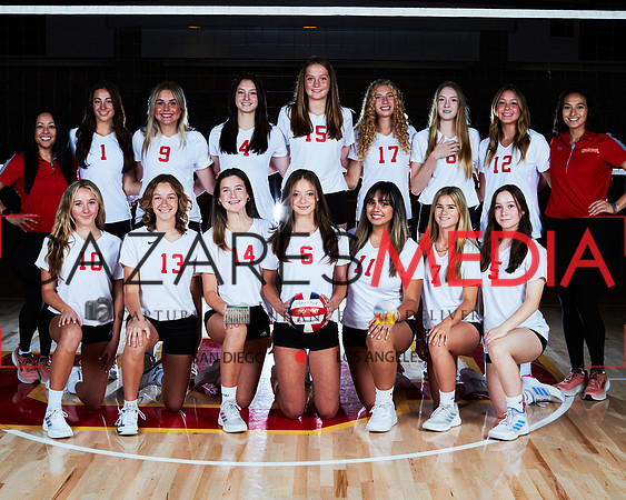 2023 Catherdal Catholic Girls JV Volleyball Team