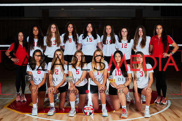2023 Catherdal Catholic Girls Frosh Volleyball Team