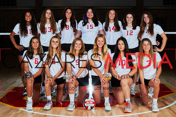 2023 Catherdal Catholic Girls Frosh Volleyball Team